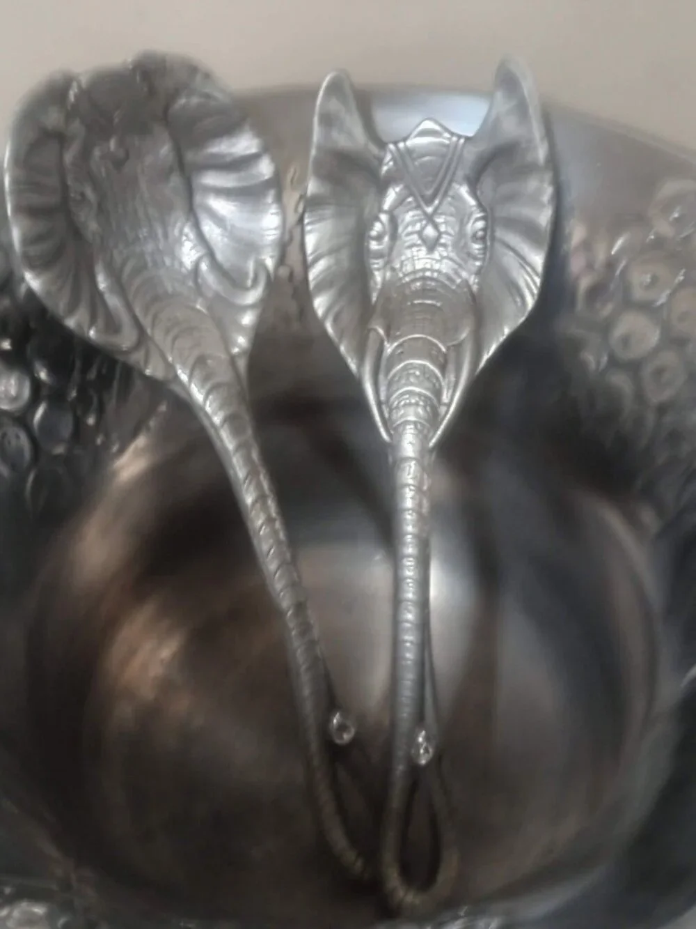 Arthur Court 2002 Signed Elena Court Grape Collection Silver Champagne Bucket